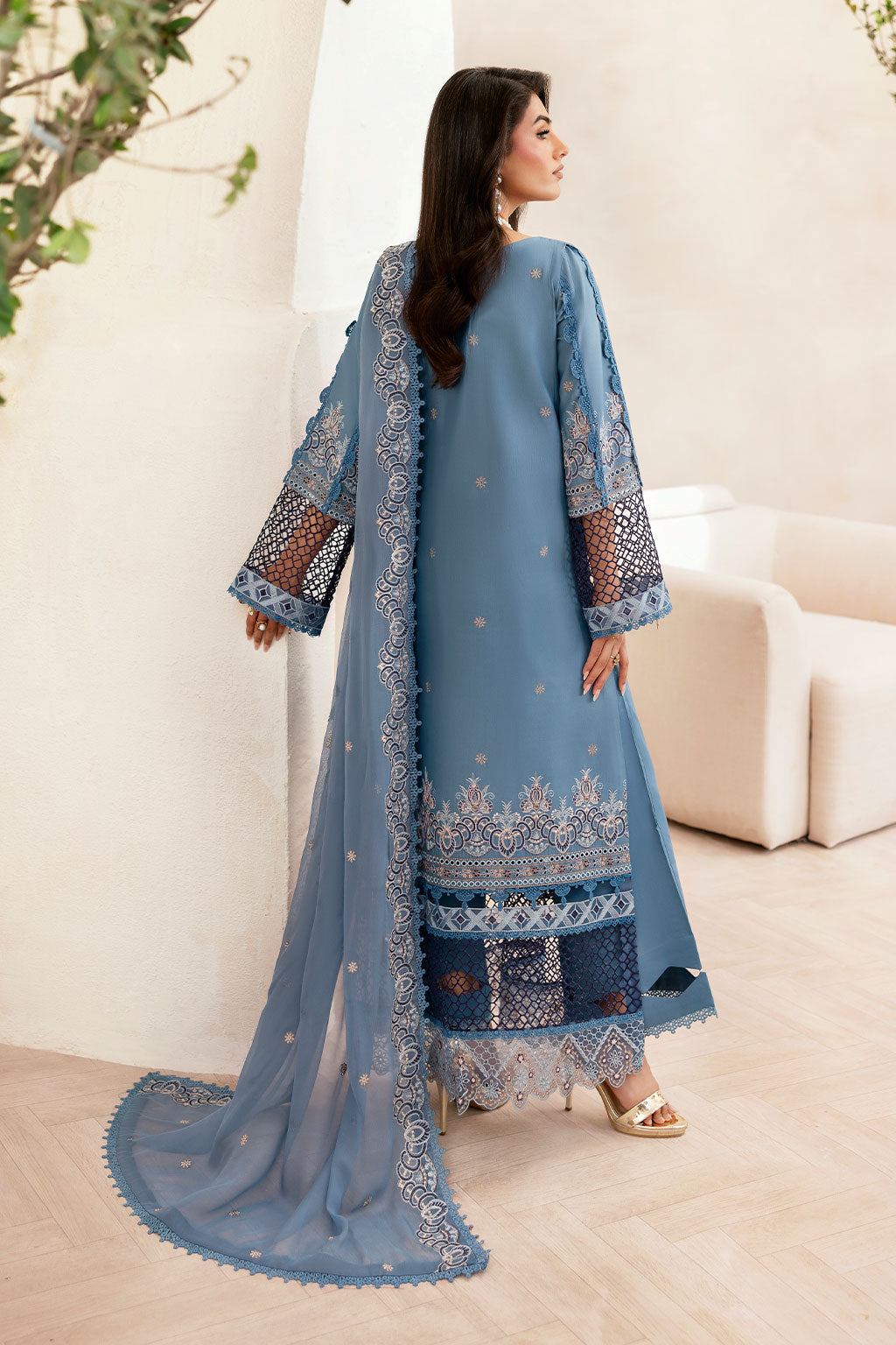 Ramsha | Ghazal Luxury Lawn | G-407 - House Of Hania