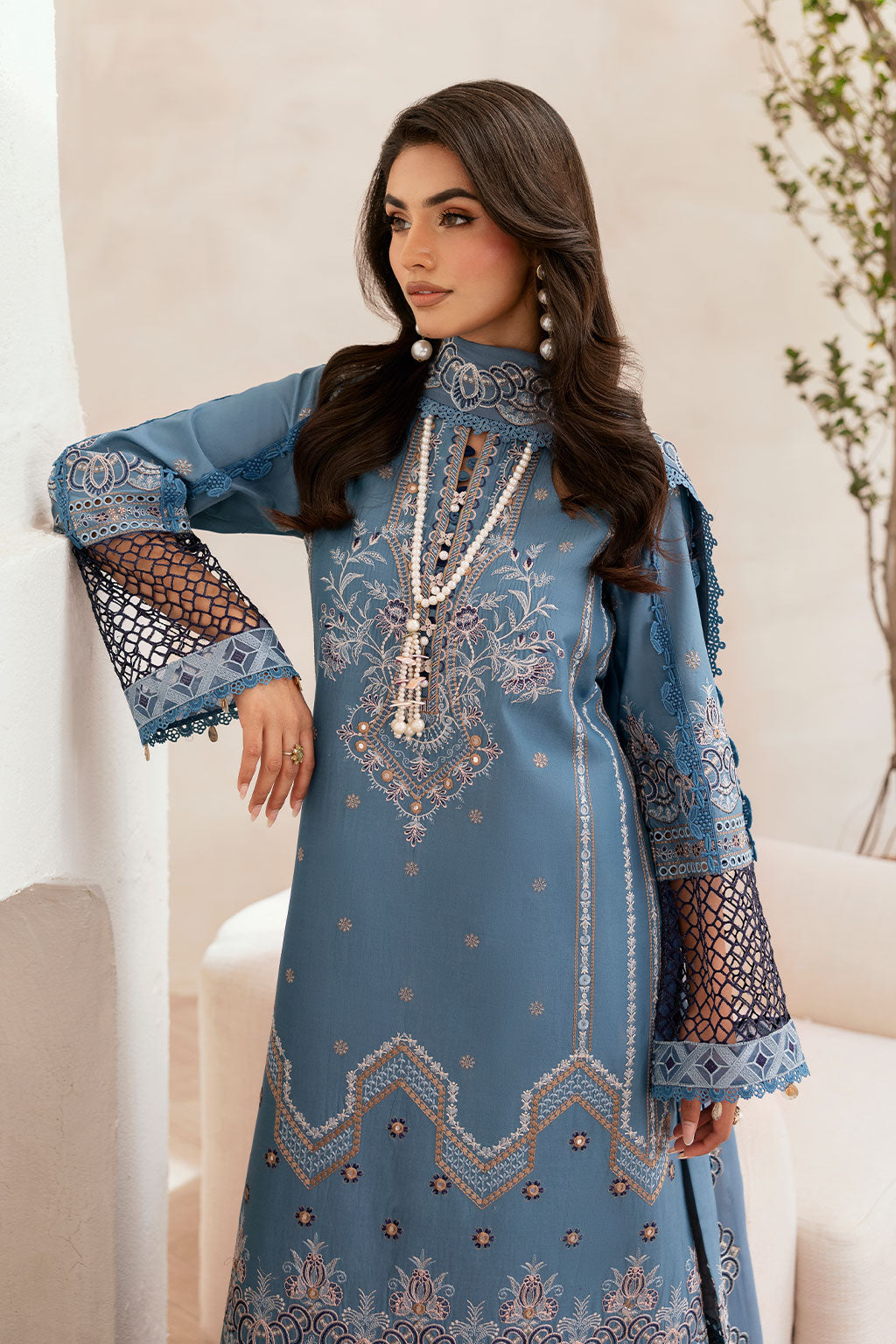 Ramsha | Ghazal Luxury Lawn | G-407 - House Of Hania