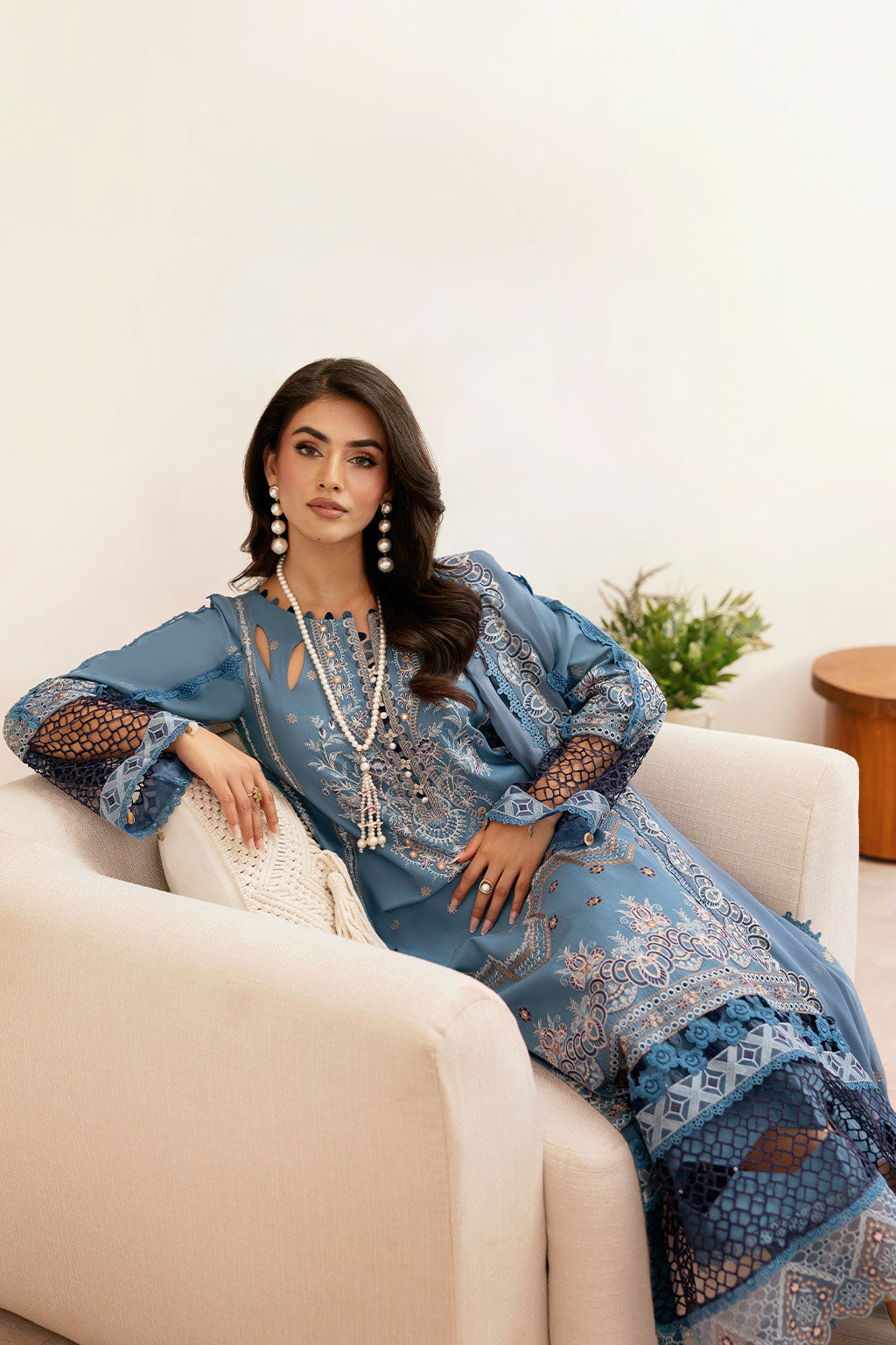 Ramsha | Ghazal Luxury Lawn | G-407 - House Of Hania