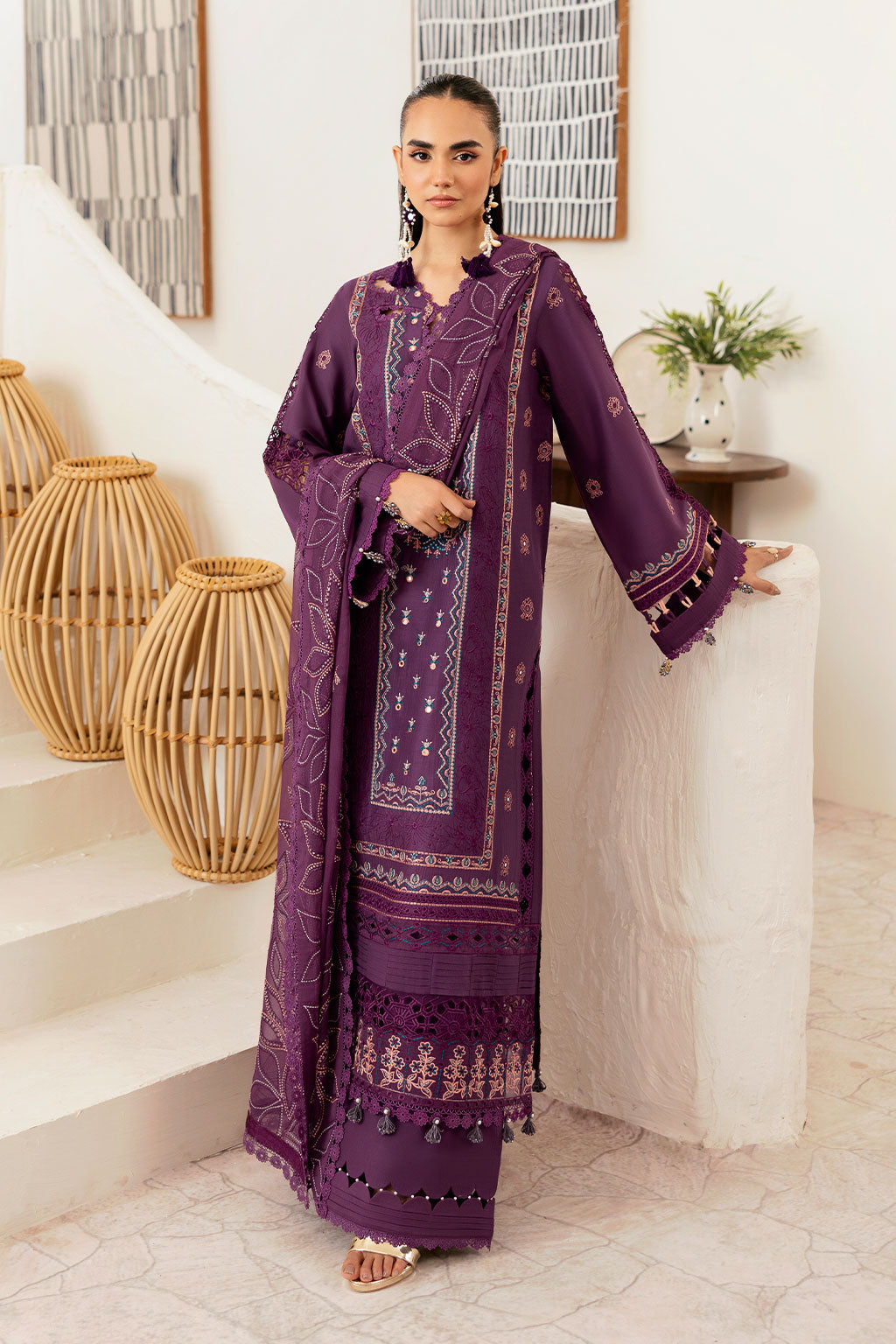 Ramsha | Ghazal Luxury Lawn | G-408 - House Of Hania