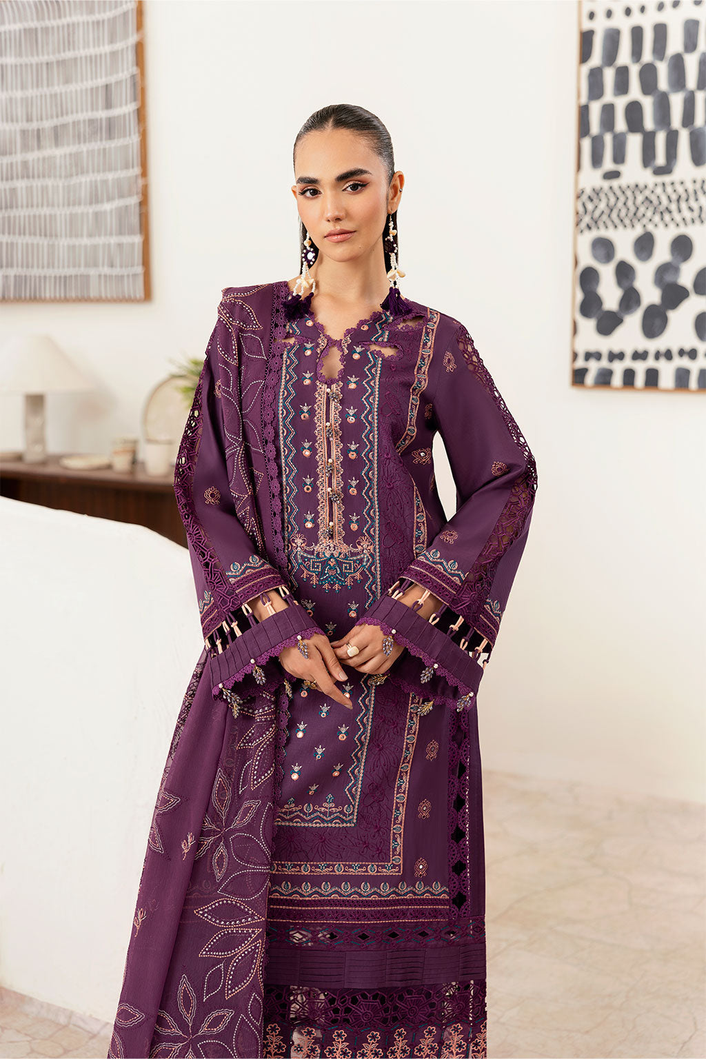 Ramsha | Ghazal Luxury Lawn | G-408 - House Of Hania