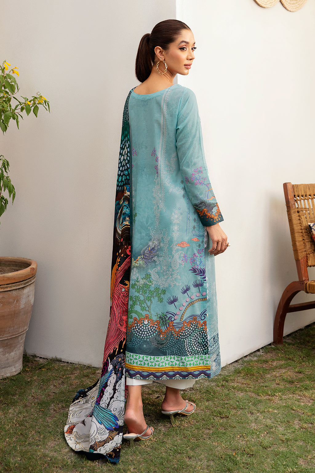 Ramsha | Luxury Lawn 24 | L-1203 - House Of Hania