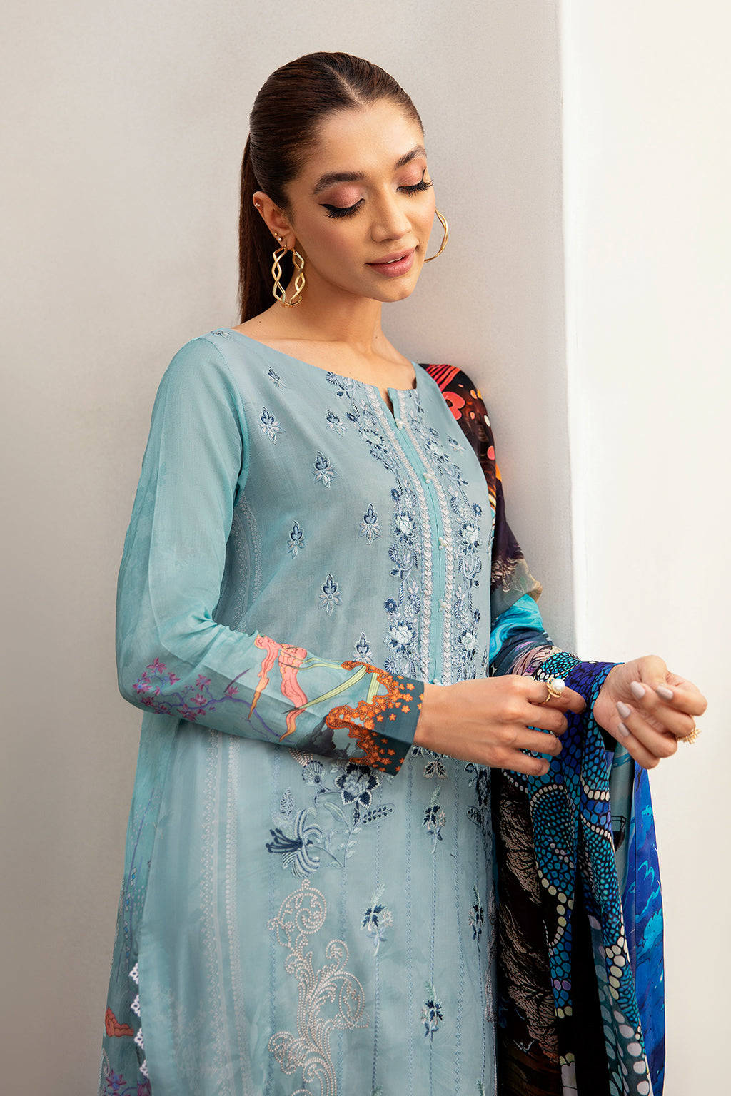 Ramsha | Luxury Lawn 24 | L-1203 - House Of Hania