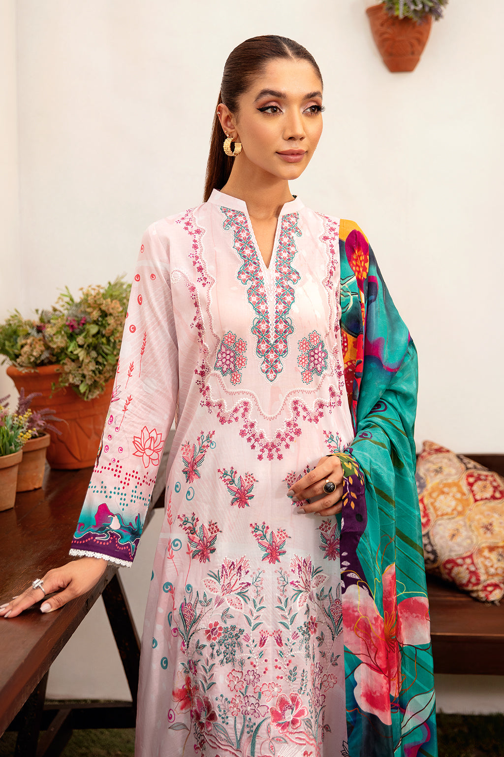 Ramsha | Luxury Lawn 24 | L-1204 - House Of Hania