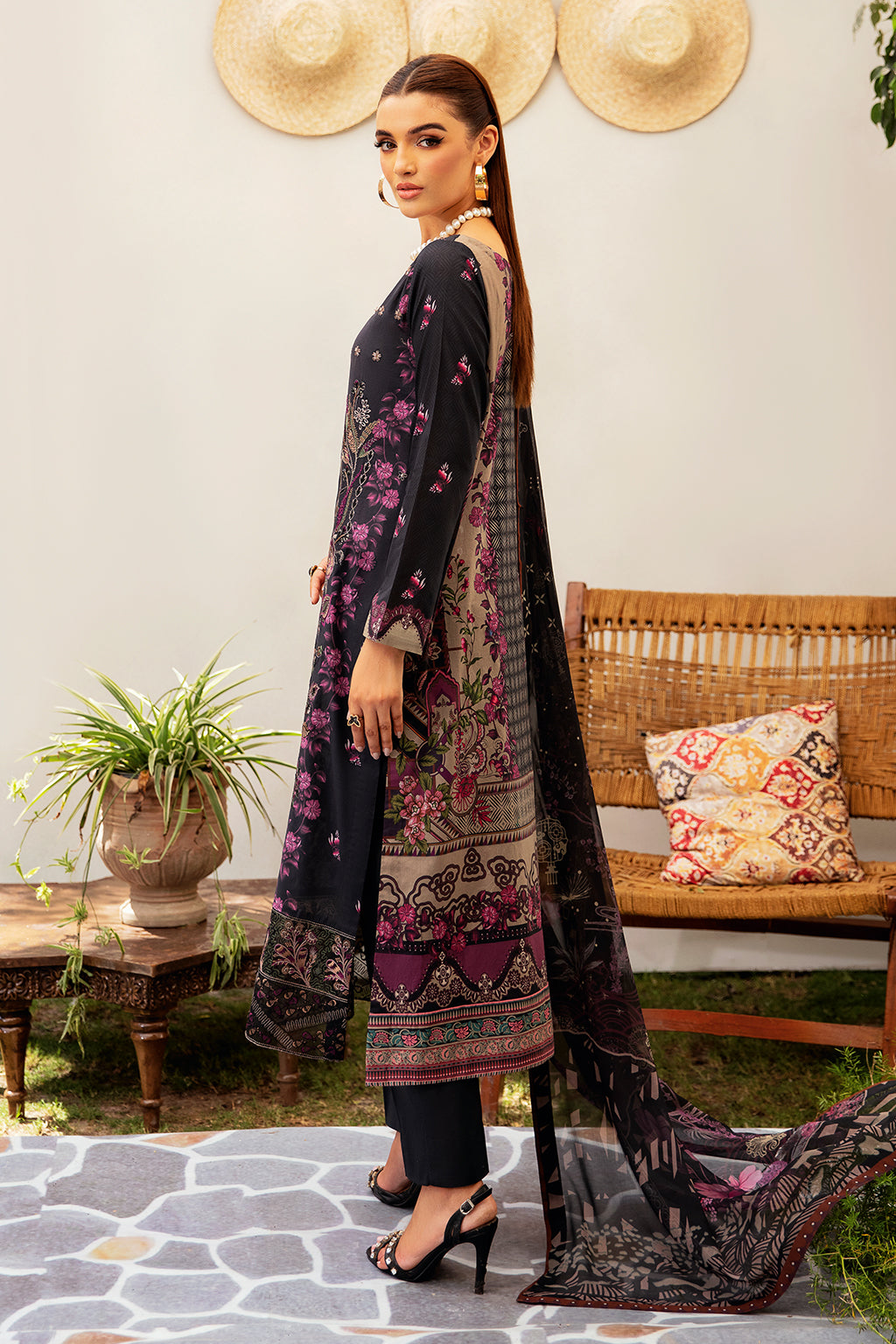 Ramsha | Luxury Lawn 24 | L-1205 - House Of Hania