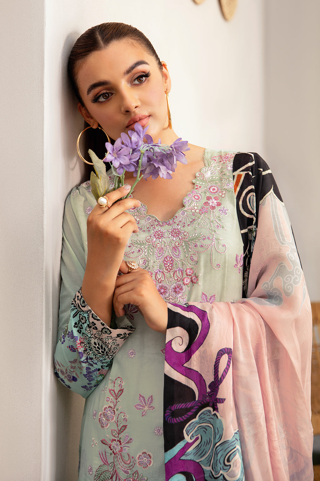 Ramsha | Luxury Lawn 24 | L-1206 - House Of Hania
