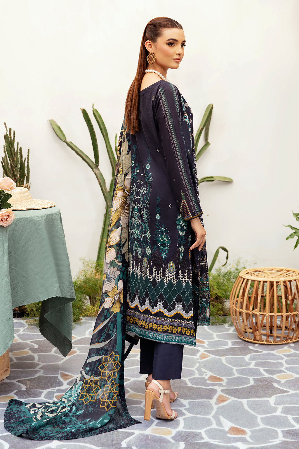 Ramsha | Luxury Lawn 24 | L-1207 - House Of Hania