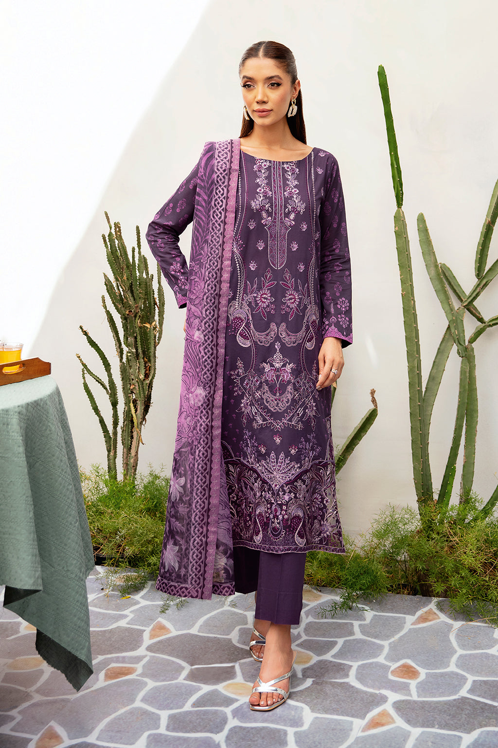 Ramsha | Luxury Lawn 24 | L-1209 - House Of Hania