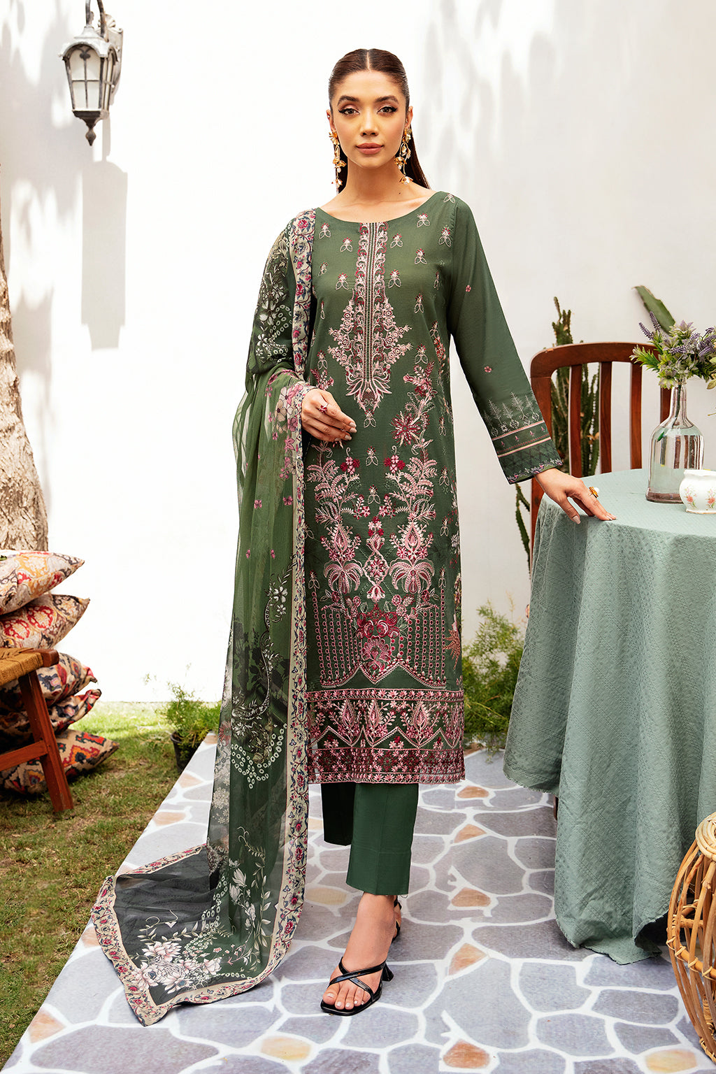 Ramsha | Luxury Lawn 24 | L-1210 - House Of Hania