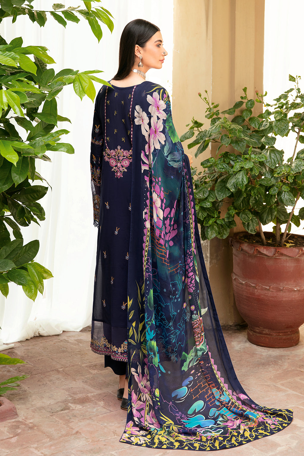 Ramsha | Luxury Lawn 24 | L-802 - House Of Hania