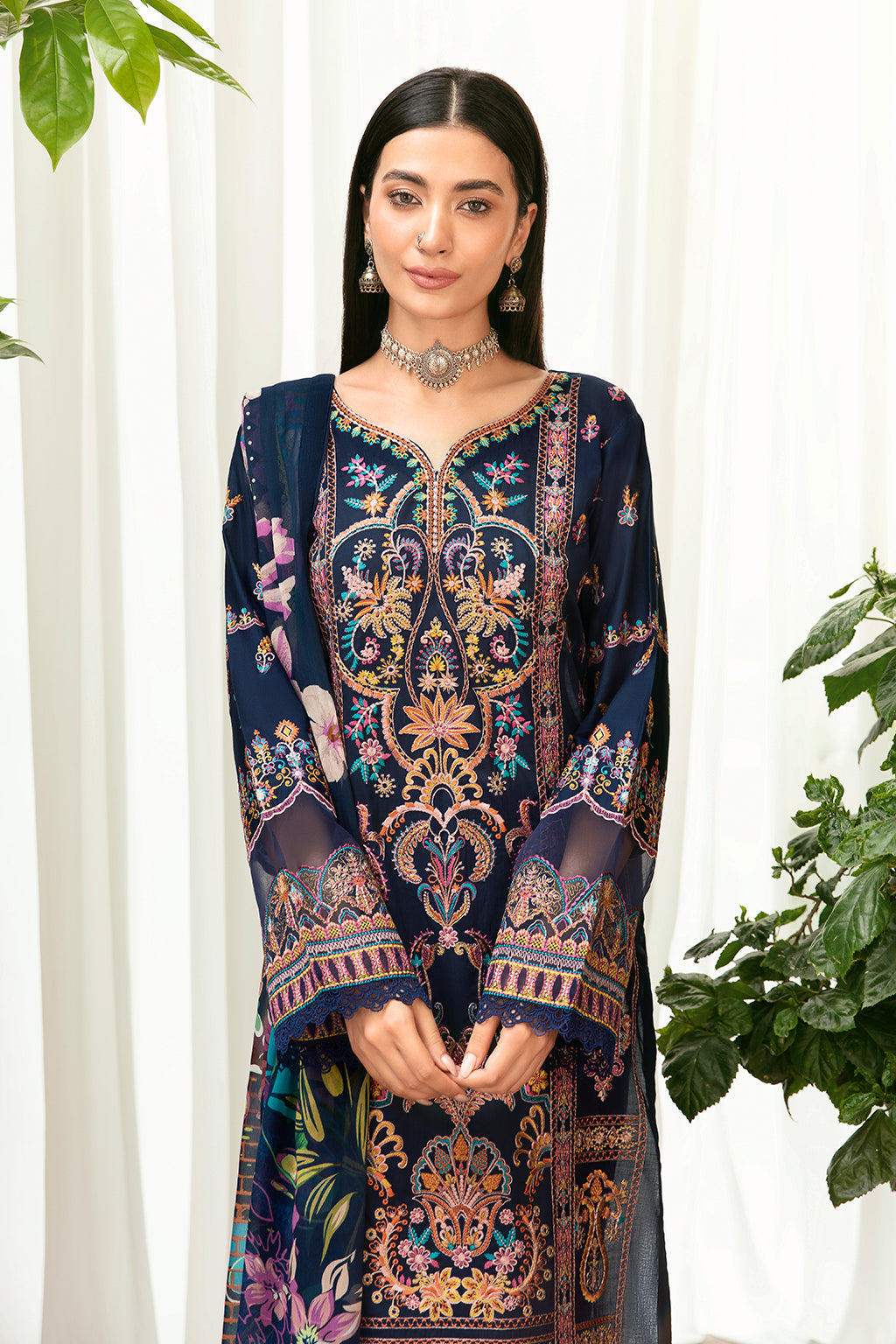 Ramsha | Luxury Lawn 24 | L-802 - House Of Hania
