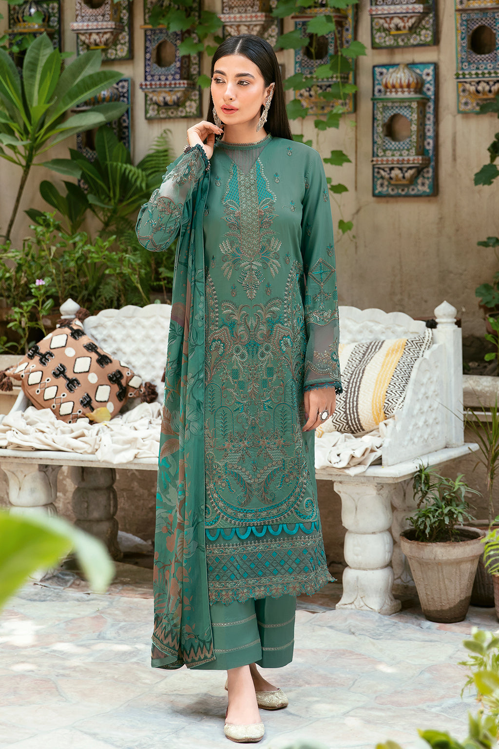 Ramsha | Luxury Lawn 24 | L-804 - House Of Hania