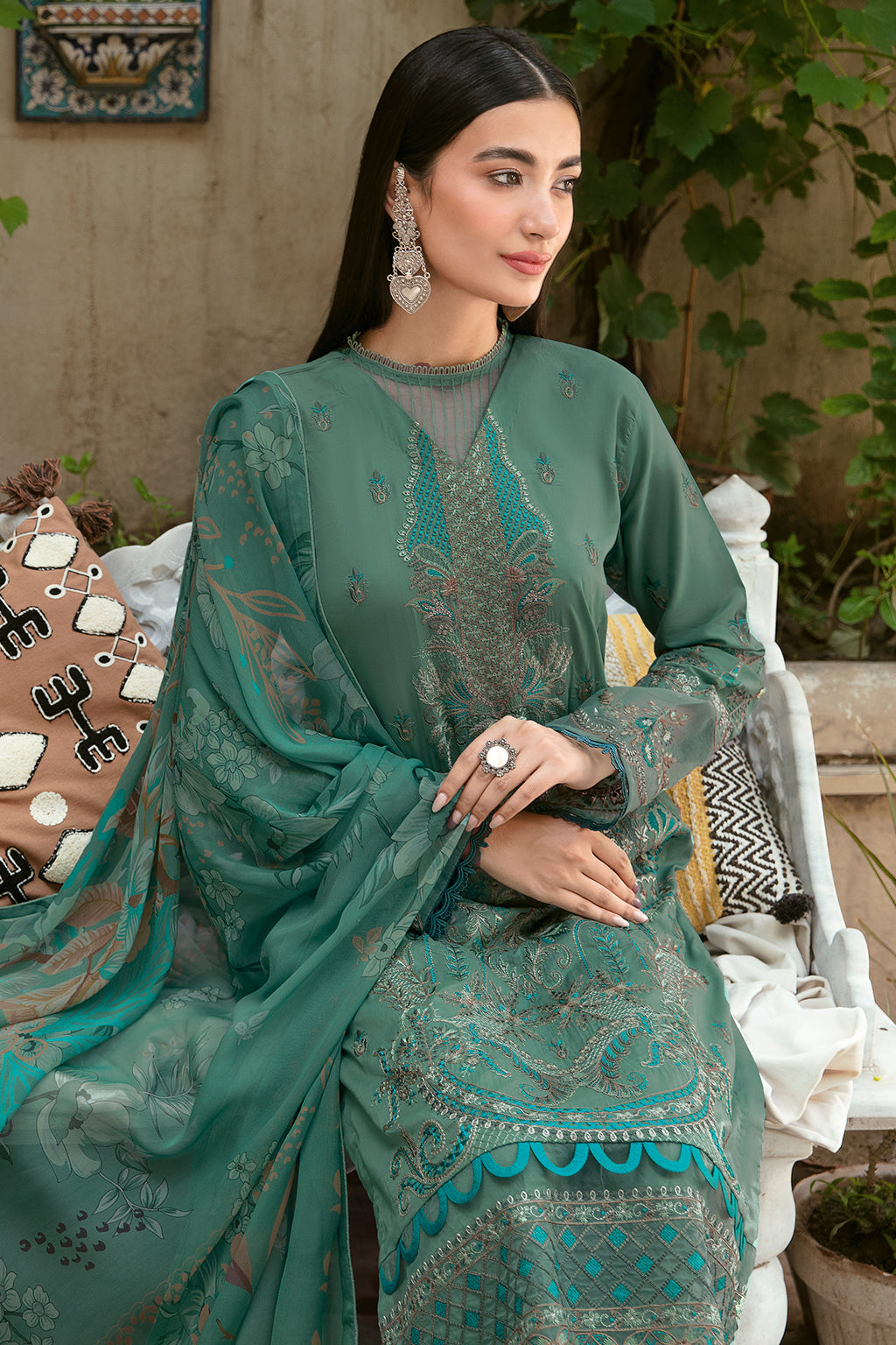 Ramsha | Luxury Lawn 24 | L-804 - House Of Hania