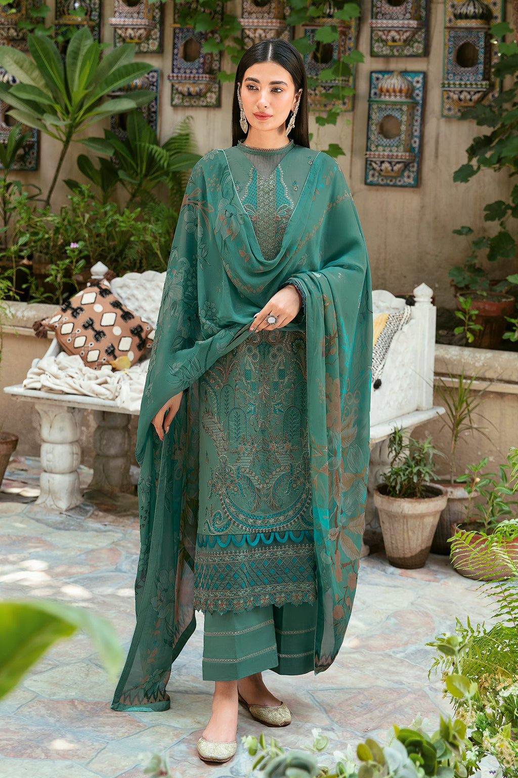 Ramsha | Luxury Lawn 24 | L-804 - House Of Hania
