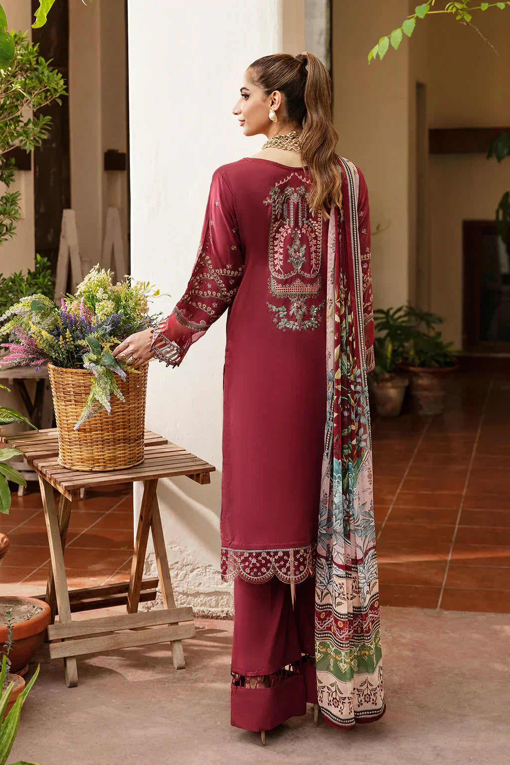 Ramsha | Luxury Lawn 24 | Y-801 - House Of Hania