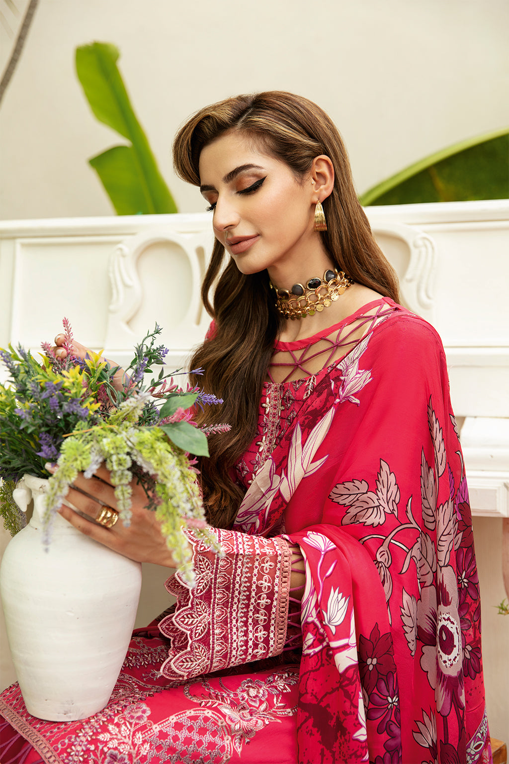 Ramsha | Luxury Lawn 24 | Y-810 - House Of Hania