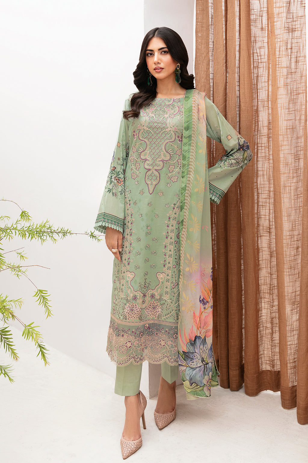 Ramsha | Mashaal Luxury Lawn | L-1101 - House Of Hania