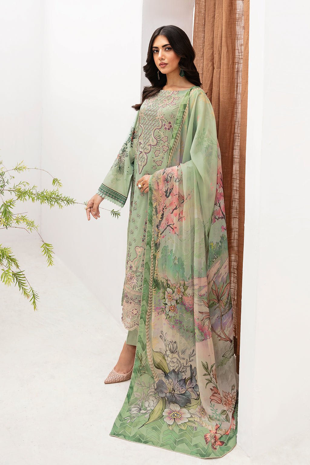 Ramsha | Mashaal Luxury Lawn | L-1101 - House Of Hania