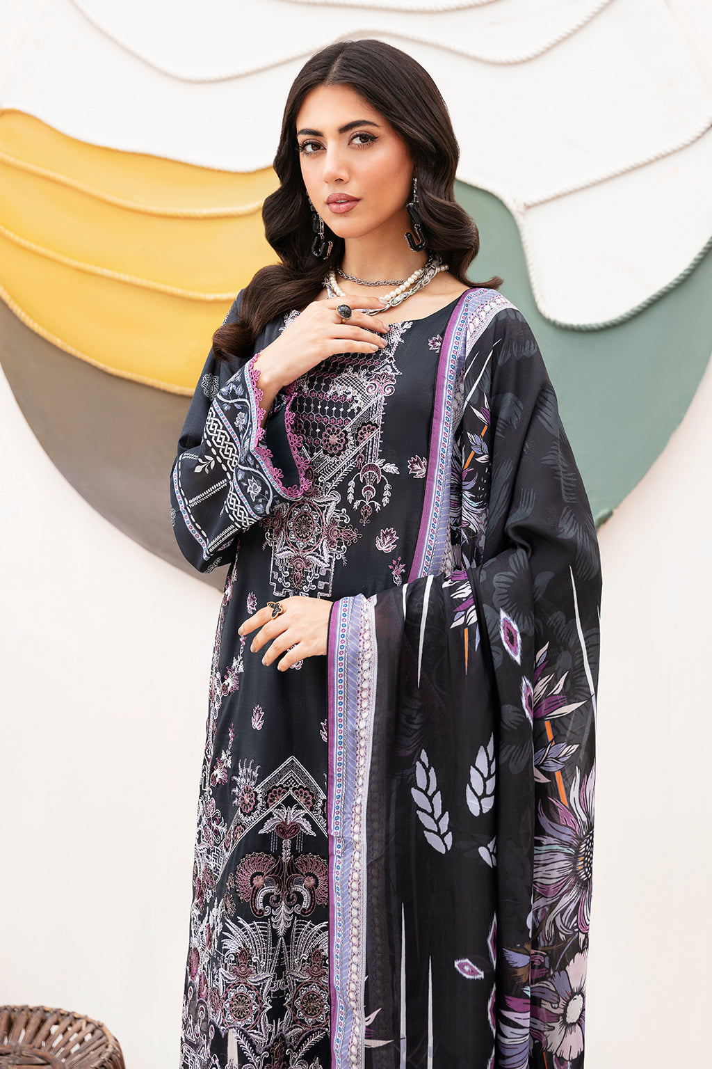 Ramsha | Mashaal Luxury Lawn | L-1102 - House Of Hania