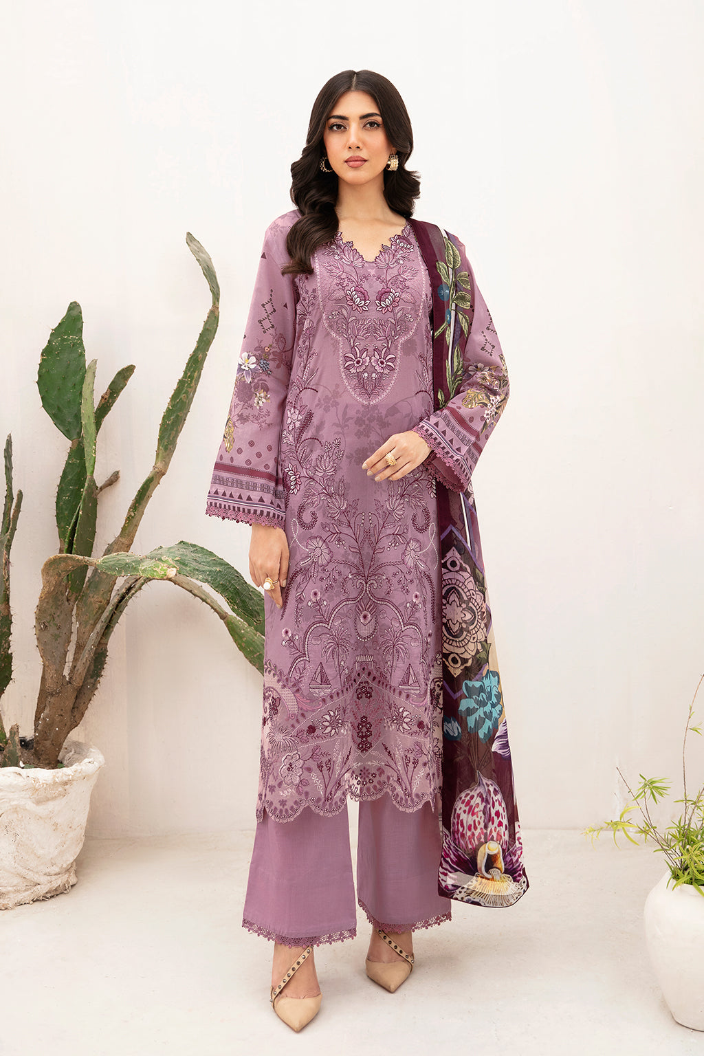 Ramsha | Mashaal Luxury Lawn | L-1103 - House Of Hania