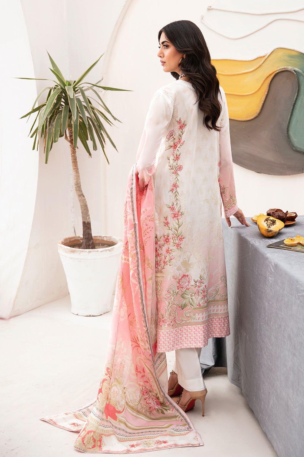 Ramsha | Mashaal Luxury Lawn | L-1104 - House Of Hania