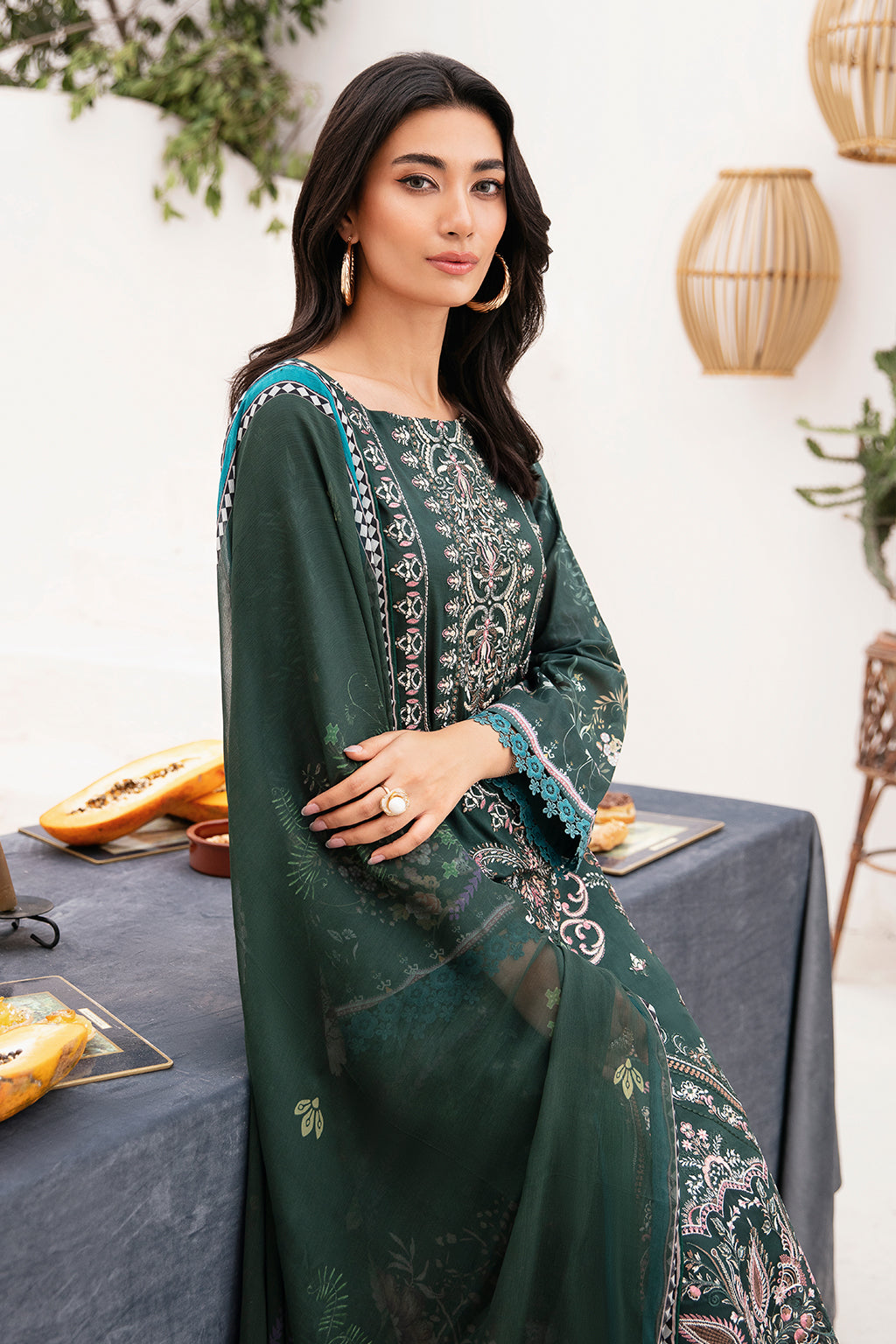 Ramsha | Mashaal Luxury Lawn | L-1109 - House Of Hania