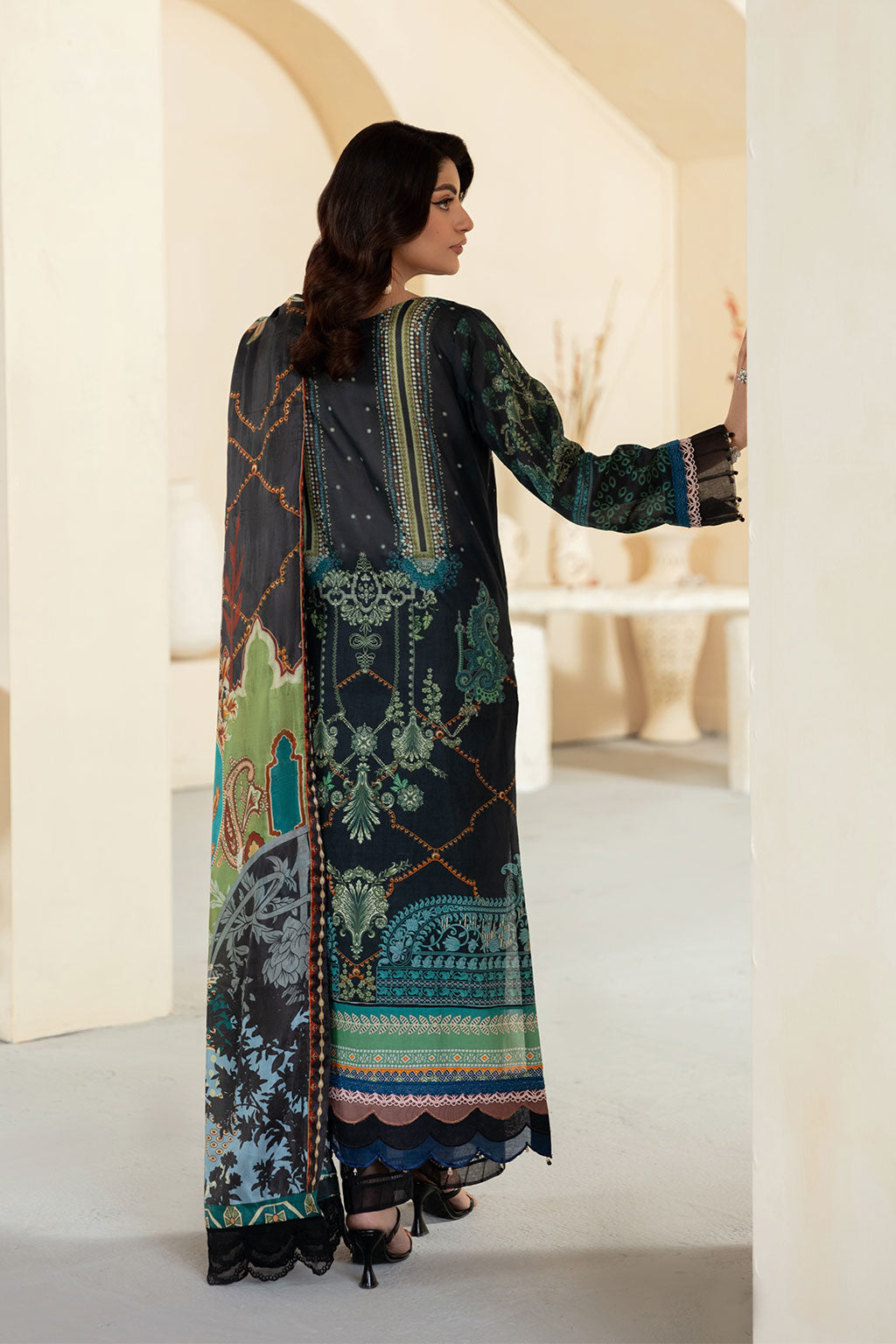 Ramsha | Mashaal Luxury Lawn | L-1301 - House Of Hania