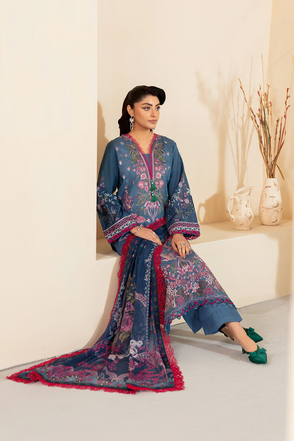 Ramsha | Mashaal Luxury Lawn | L-1305 - House Of Hania