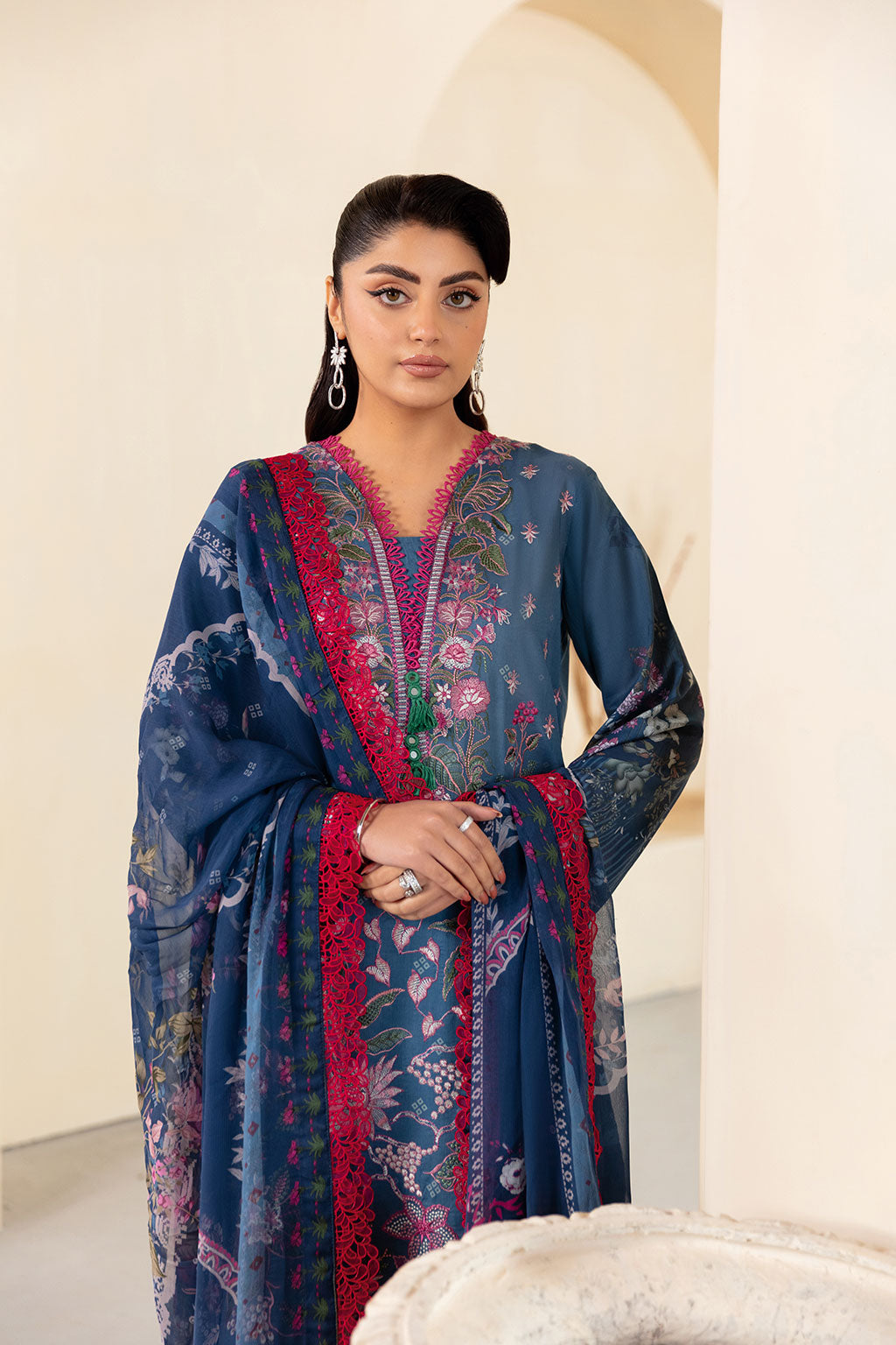 Ramsha | Mashaal Luxury Lawn | L-1305 - House Of Hania