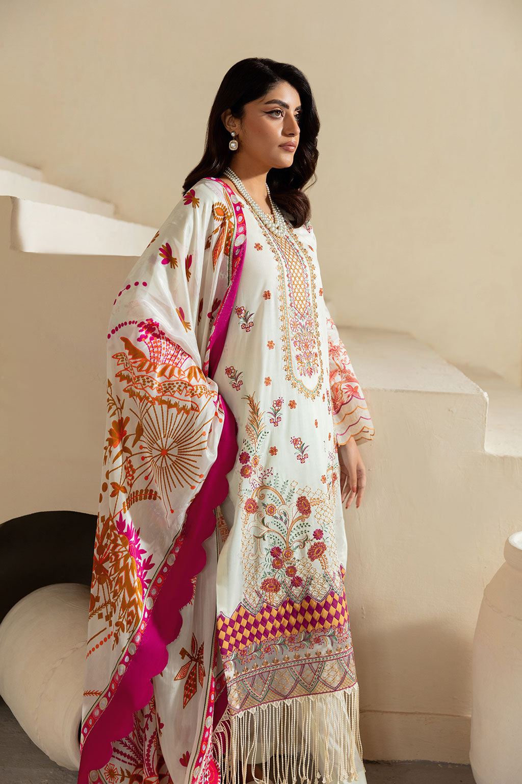 Ramsha | Mashaal Luxury Lawn | L-1308 - House Of Hania
