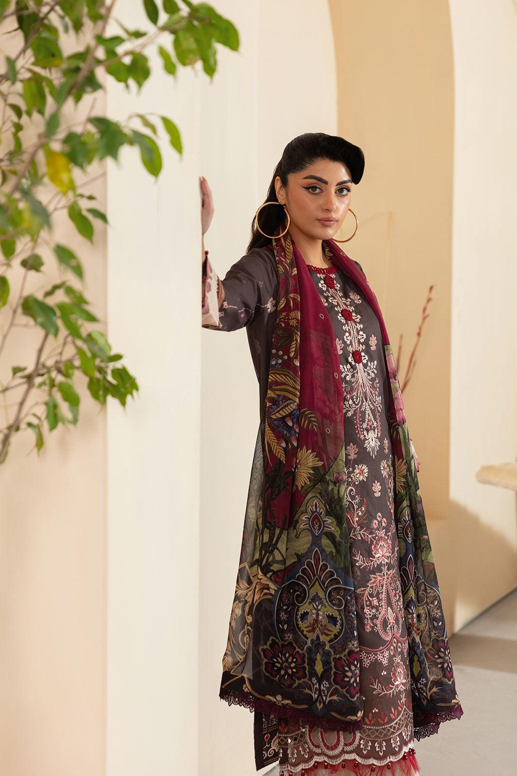 Ramsha | Mashaal Luxury Lawn | L-1309 - House Of Hania