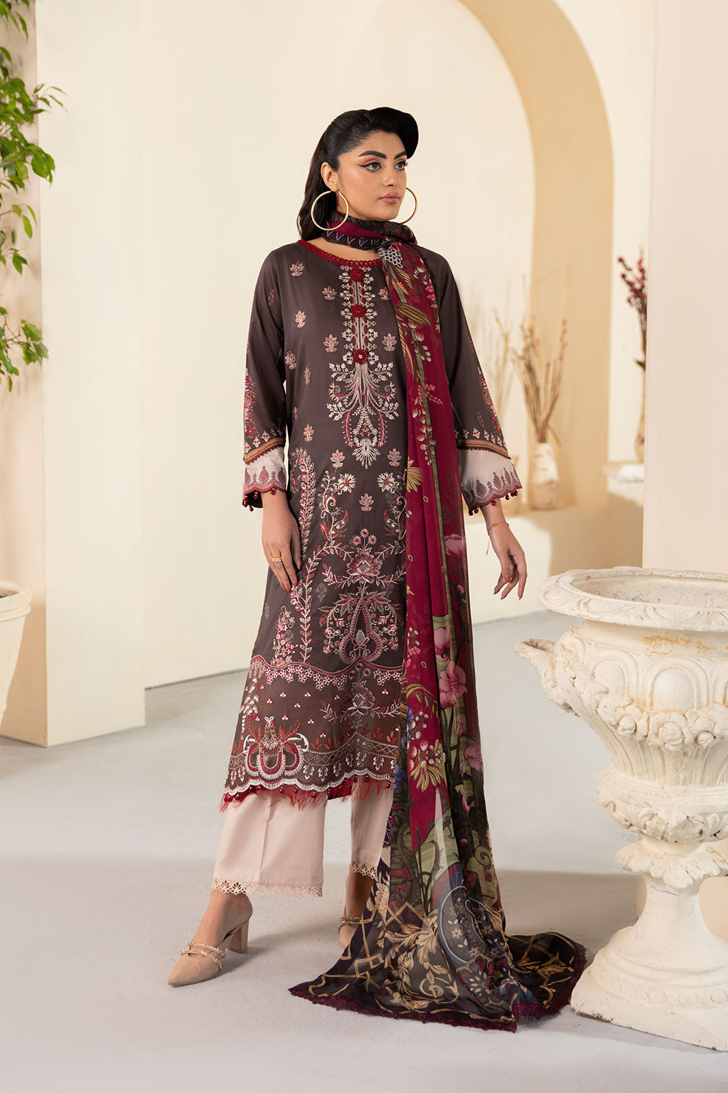 Ramsha | Mashaal Luxury Lawn | L-1309 - House Of Hania