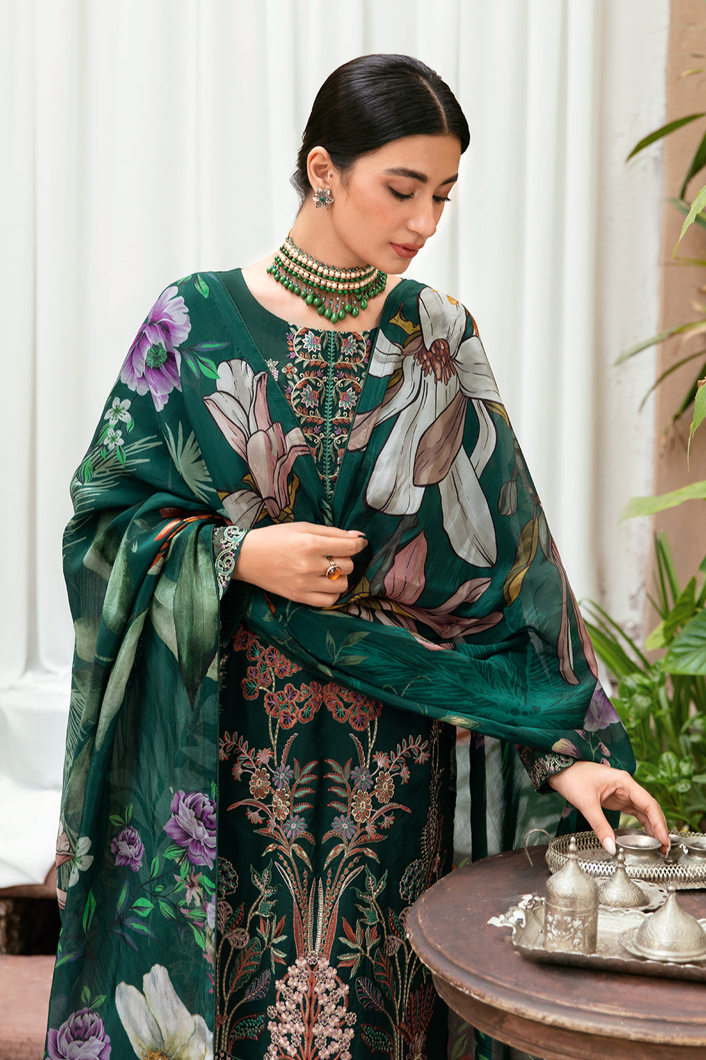 Ramsha | Mashaal Luxury Lawn | L-801 - House Of Hania