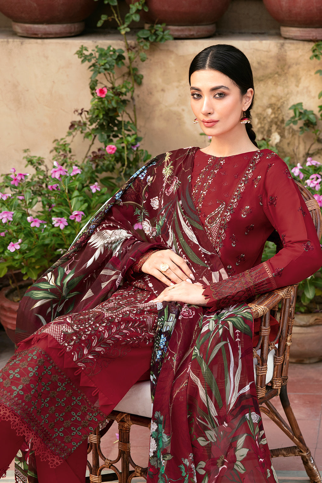 Ramsha | Mashaal Luxury Lawn | L-803 - House Of Hania
