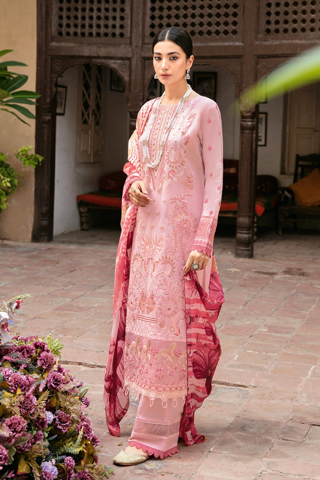 Ramsha | Mashaal Luxury Lawn | L-806 - House Of Hania