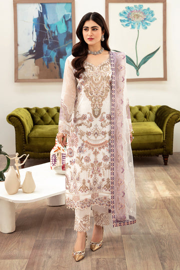 Ramsha | Minhal Organza Collection | M-1002 - House Of Hania