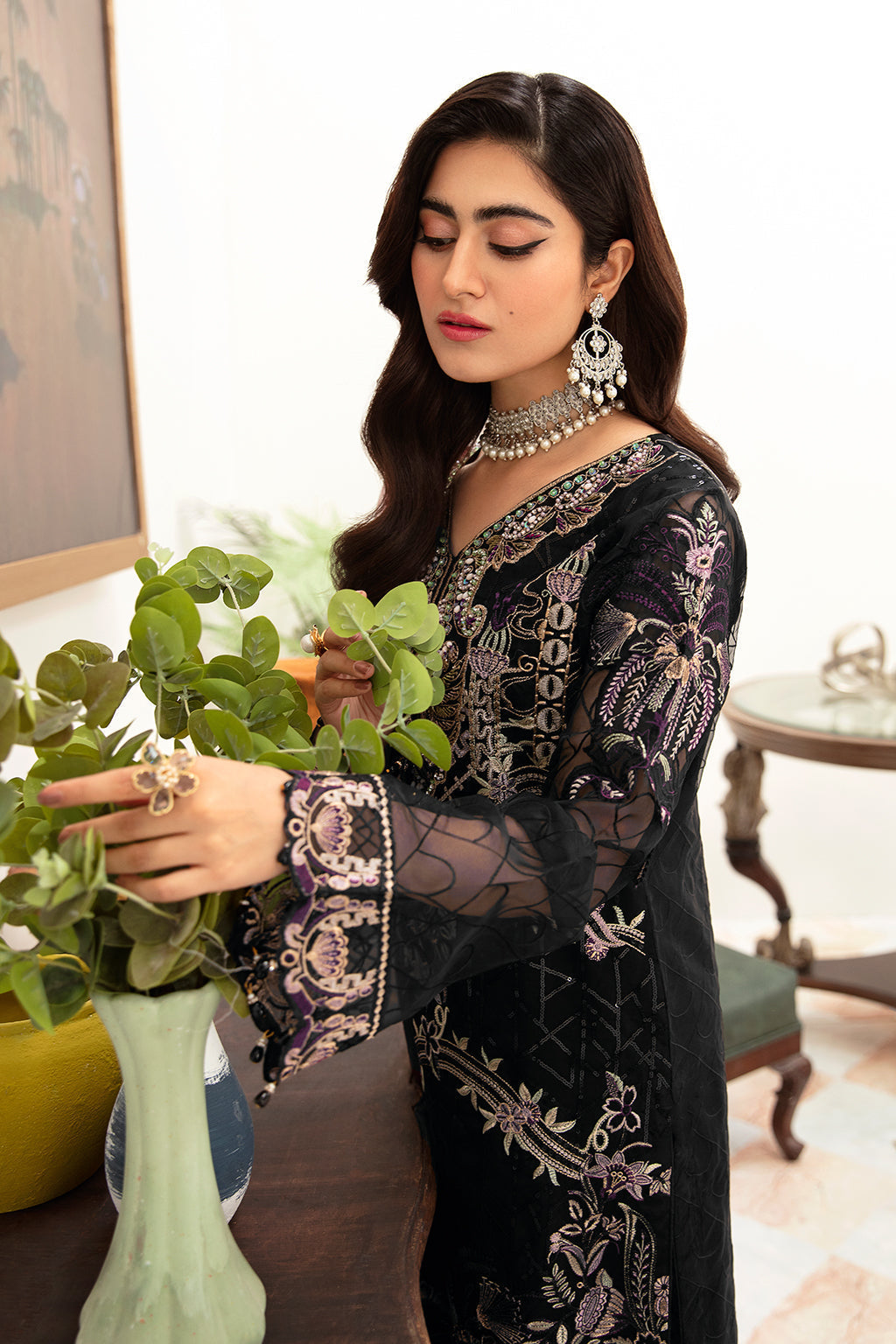 Ramsha | Minhal Organza Collection | M-1006 - House Of Hania