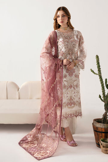 Ramsha | Minhal Organza Collection | M-1102 - House Of Hania