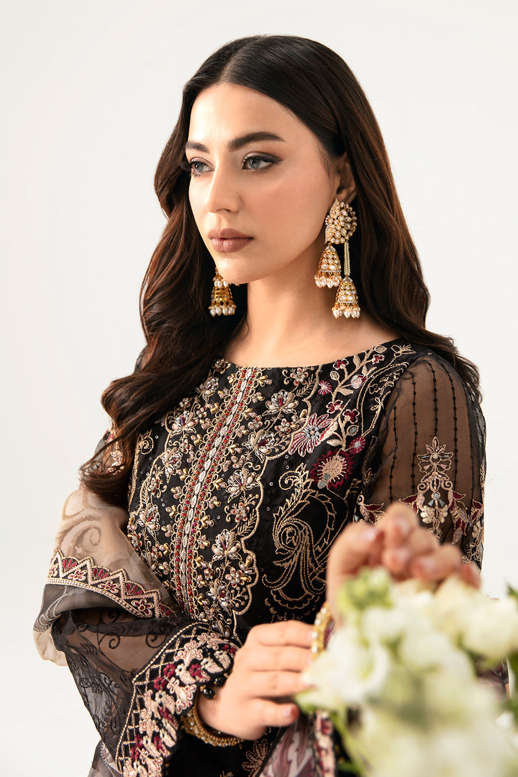 Ramsha | Minhal Organza Collection | M-1105 - House Of Hania