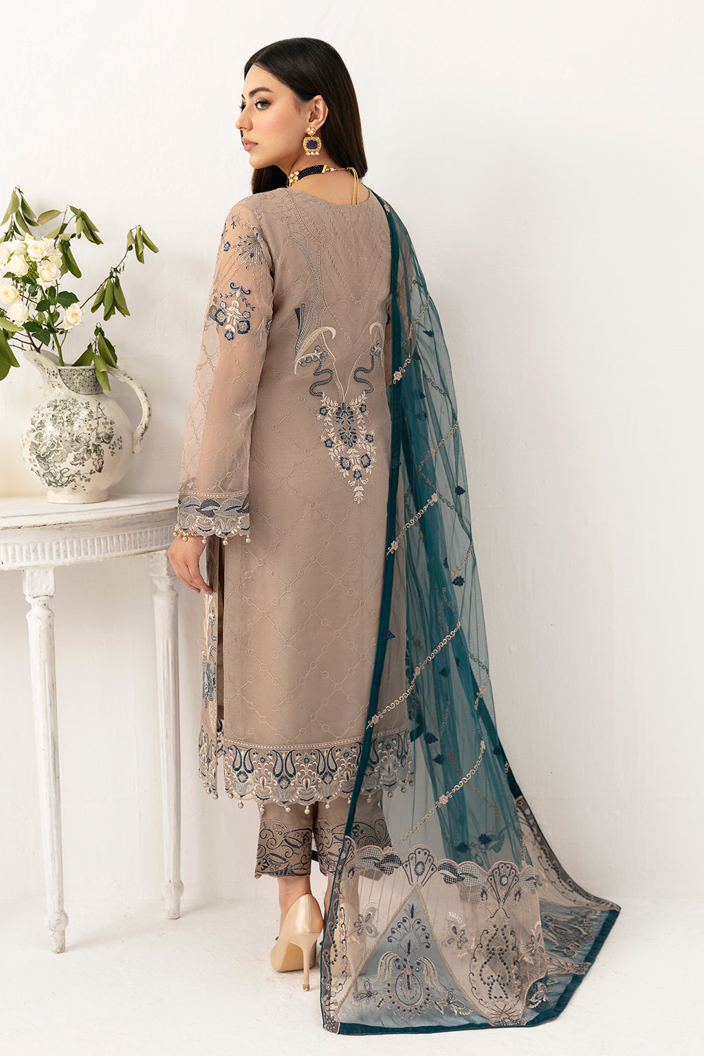 Ramsha | Minhal Organza Collection | M-1106 - House Of Hania