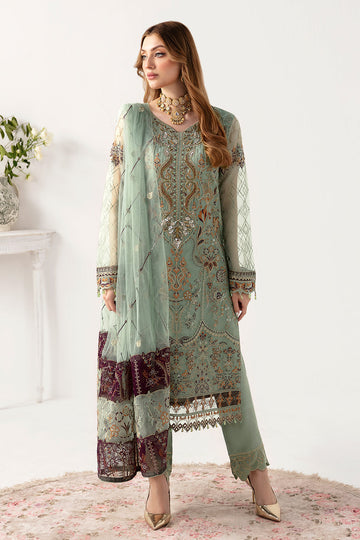 Ramsha | Minhal Organza Collection | M-1108 - House Of Hania