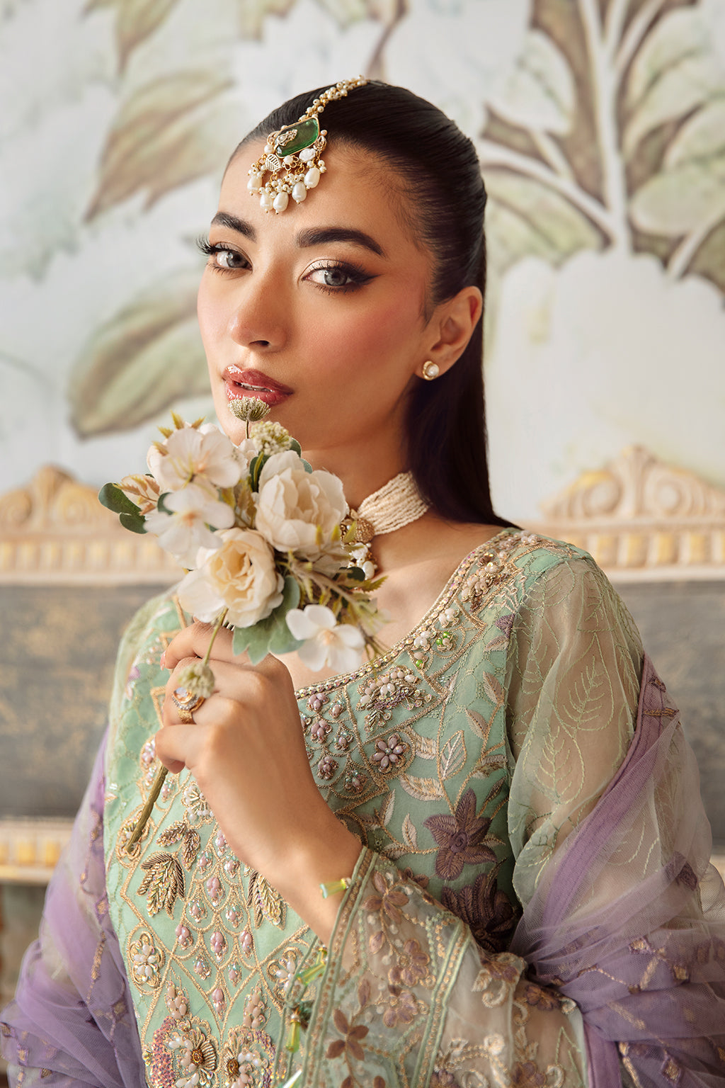 Ramsha | Minhal Organza Collection |   M-1204 - House Of Hania