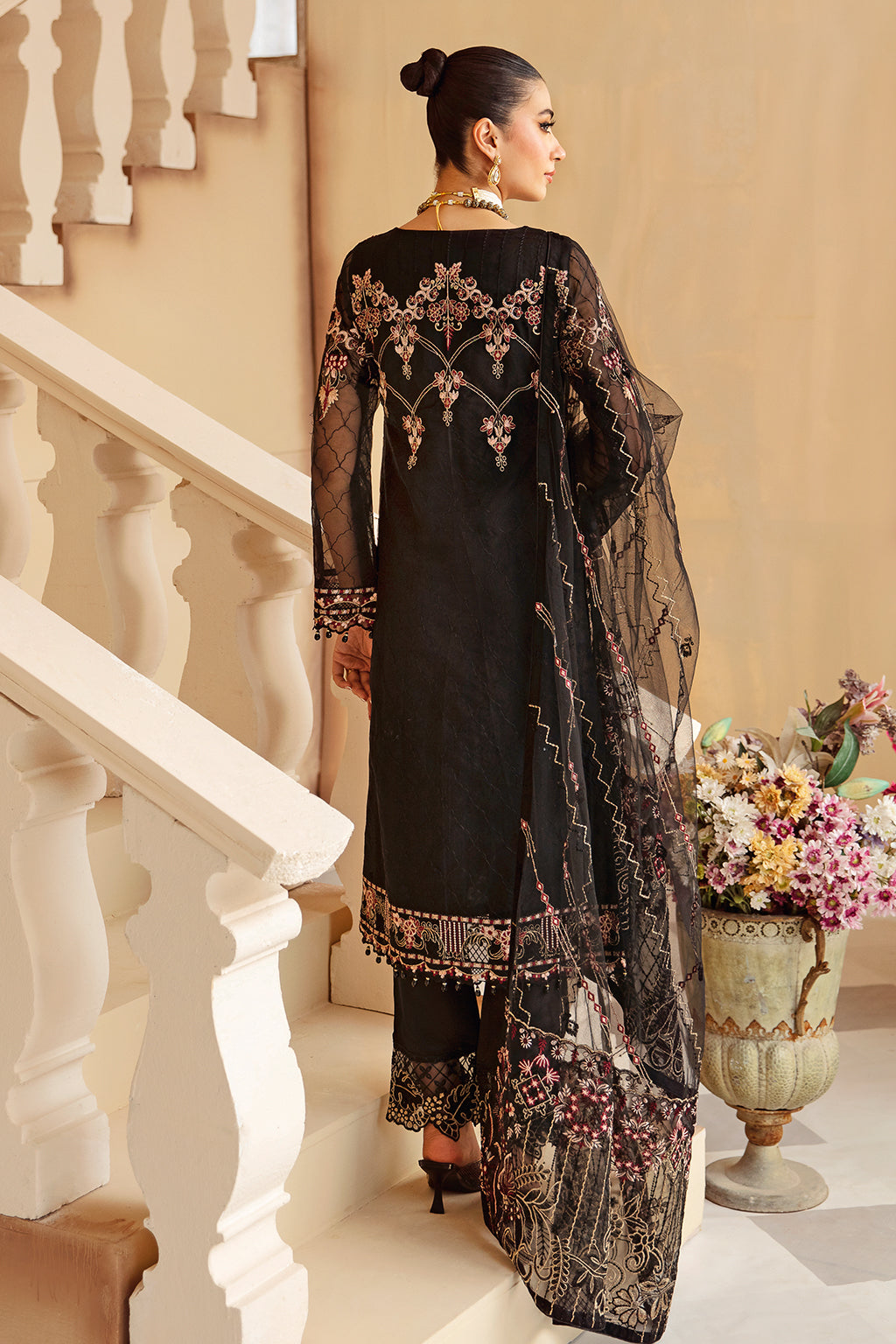 Ramsha | Minhal Organza Collection |  M-1205 - House Of Hania