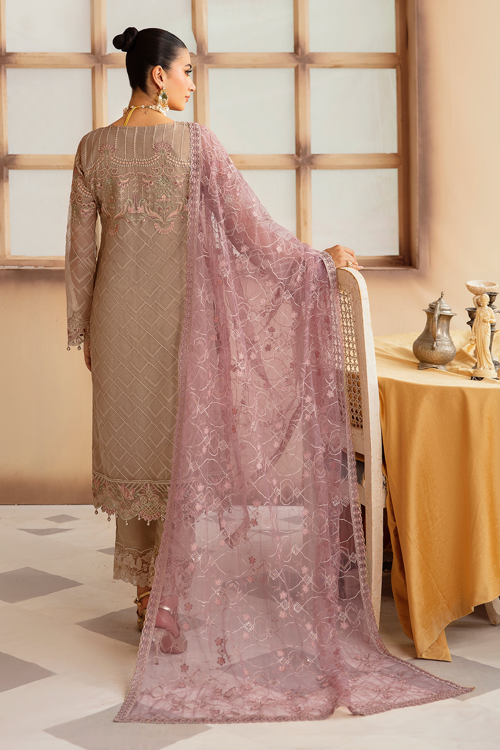 Ramsha | Minhal Organza Collection |   M-1206 - House Of Hania