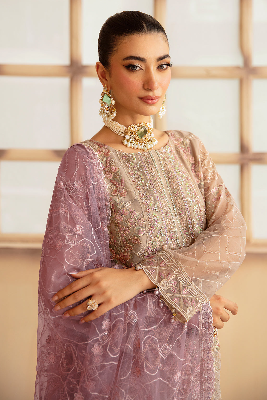 Ramsha | Minhal Organza Collection |   M-1206 - House Of Hania
