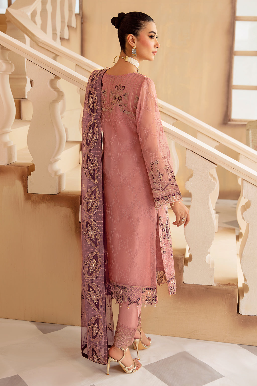 Ramsha | Minhal Organza Collection |   M-1210 - House Of Hania