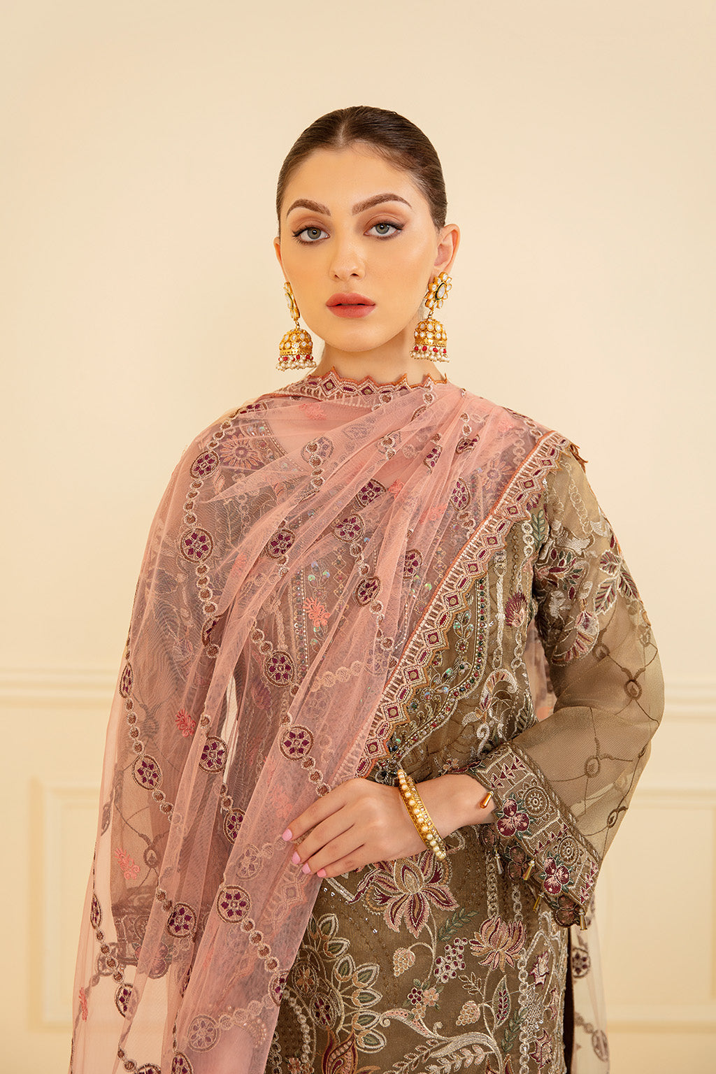 Ramsha | Minhal Organza Collection | M-705 - House Of Hania