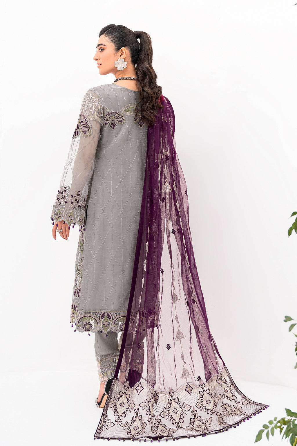 Ramsha | Minhal Organza Collection | M-801 - House Of Hania