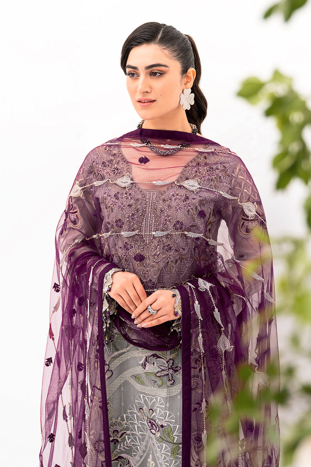 Ramsha | Minhal Organza Collection | M-801 - House Of Hania