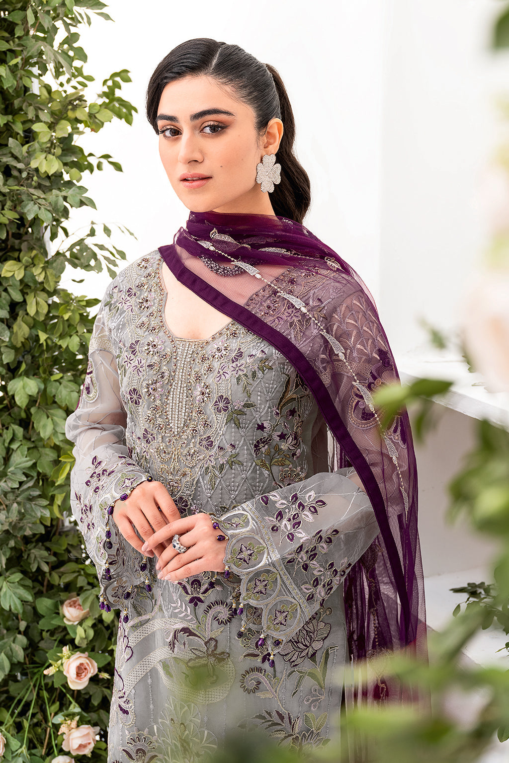 Ramsha | Minhal Organza Collection | M-801 - House Of Hania